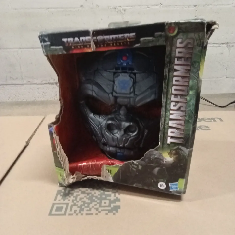BOXED TRANSFORMERS OPTIMUS PRIMAL KIDS FACE MASK