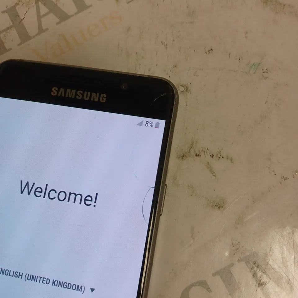 SAMSUNG A3 HANDHELD DEVICE. 