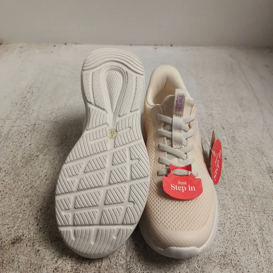 PAVERS BEIGE WOMEN'S TRAINER – UK 5