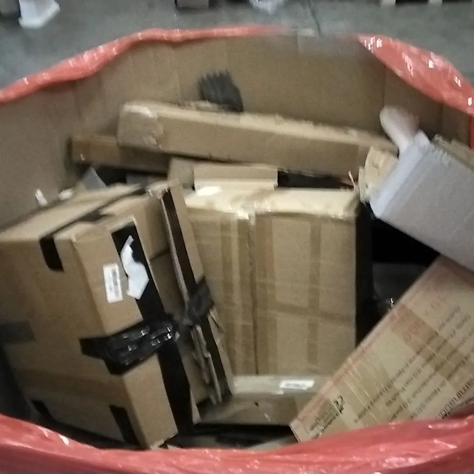 PALLET OF UNPROCESSED ITEMS TO INCLUDE HEATED BLANKET, AIR MATTRESS, AND DOUBLE AIR FRYER