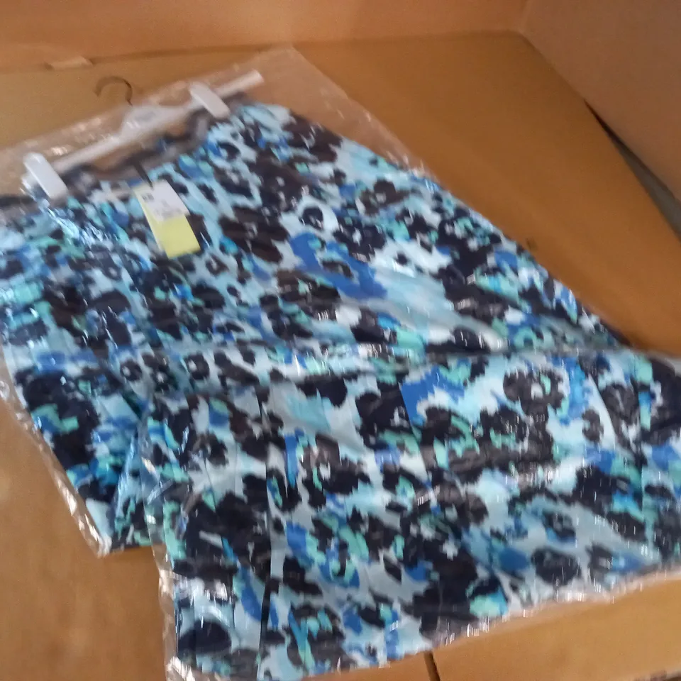 BAGGED SONDER STUDIO BLUE SKIRT - UK 14