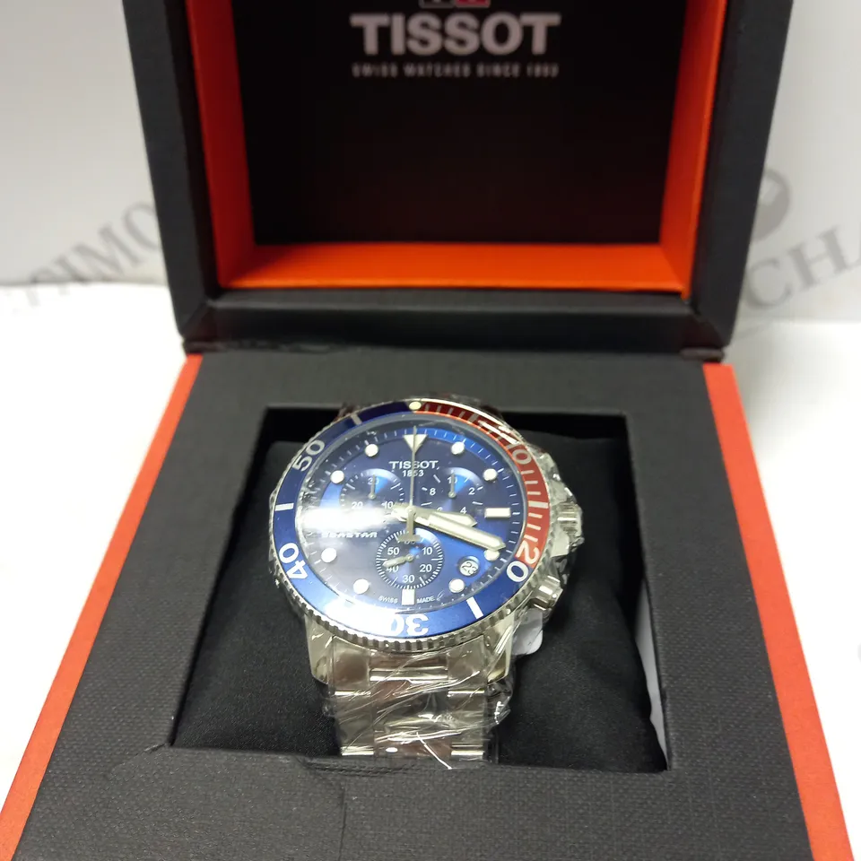 BOXED TISSOT SEASTAR 1000 QUARTZ CHRONOGRAPH WATCH 