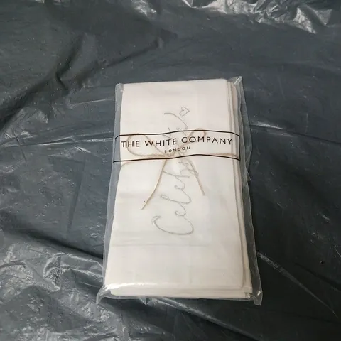 THE WHITE COMPANY LONDON CELEBRATE EMBROIDERED NAPKINS SET