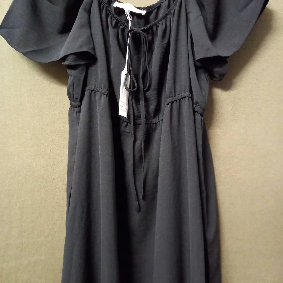 MAISON DE NIMES GYPSY DRESS IN BLACK - LARGE