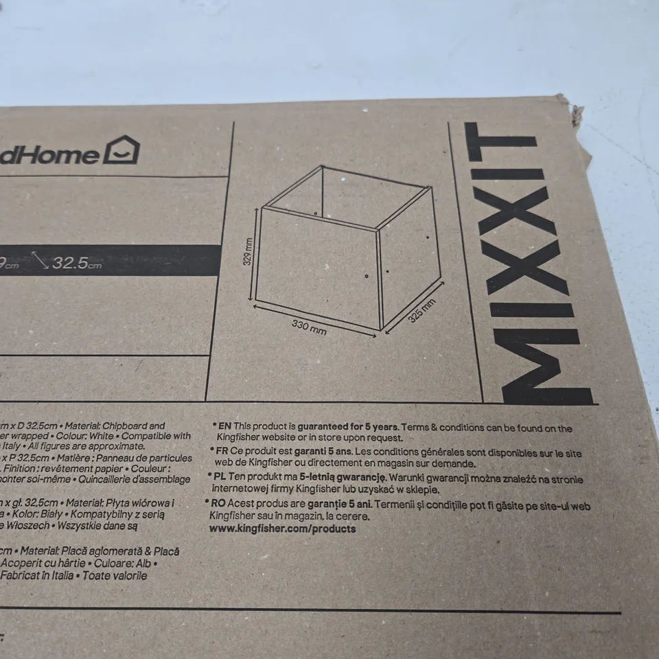 BOXED GOODHOME MIXXIT WHITE MODULAR CABINET DOOR