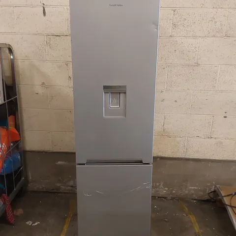 RUSSELL HOBBS 54cm WIDE 180cm TALL FREESTANDING FROST FREE FRIDGE FREEZER WITH WATER DISPENSER IN SILVER, MODEL: RH180FFFF55S-WD