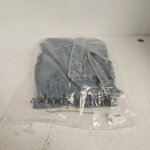 NOBODY'S CHILD DENIM JUMPSUIT - SHORT, UK 8S