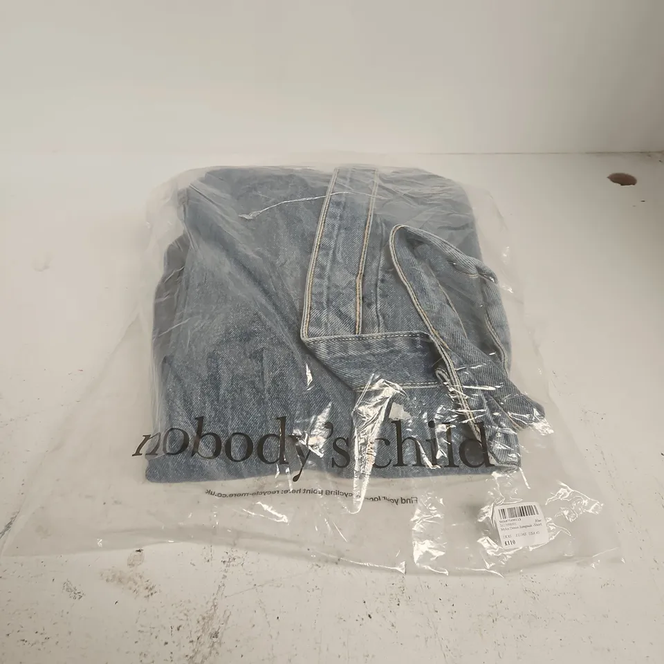 NOBODY'S CHILD DENIM JUMPSUIT - SHORT, UK 8S