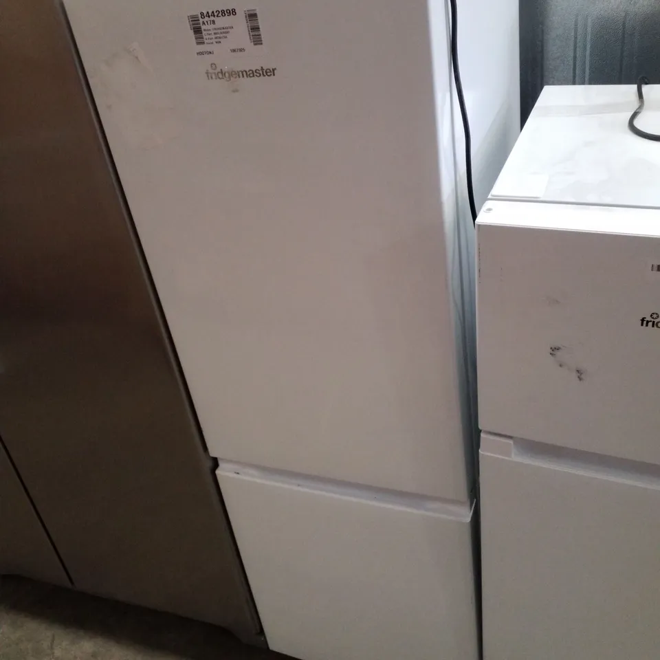 FRIDGEMASTER 50CM FREESTANDING 6040 FRIDGE FREEZER - UNPROCESSED RAW RETURN