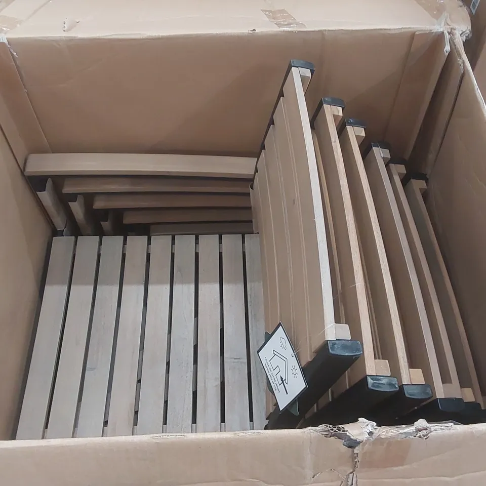 BOXED SET OF 6 MALVA GARDEN DINING CHAIRS
