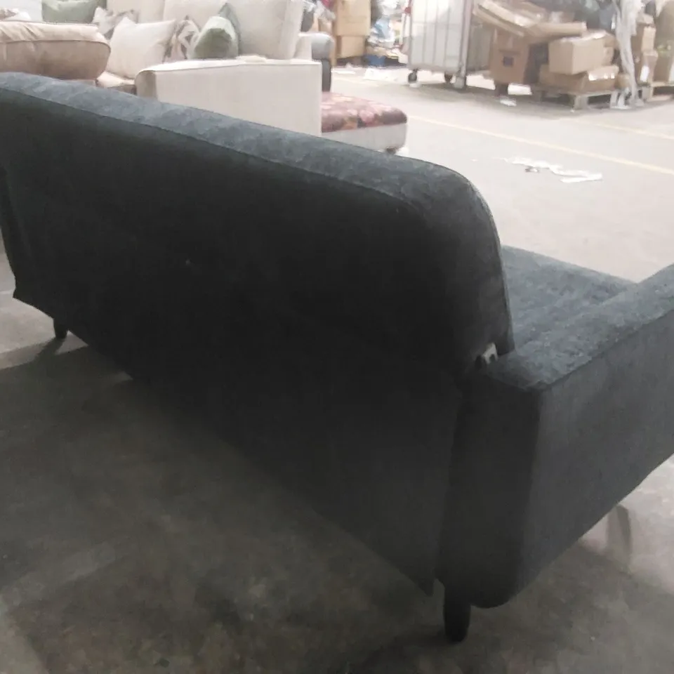 QUALITY DESIGNER 3 SEATER FABRIC UPHOLSTERED CORNER SOFA