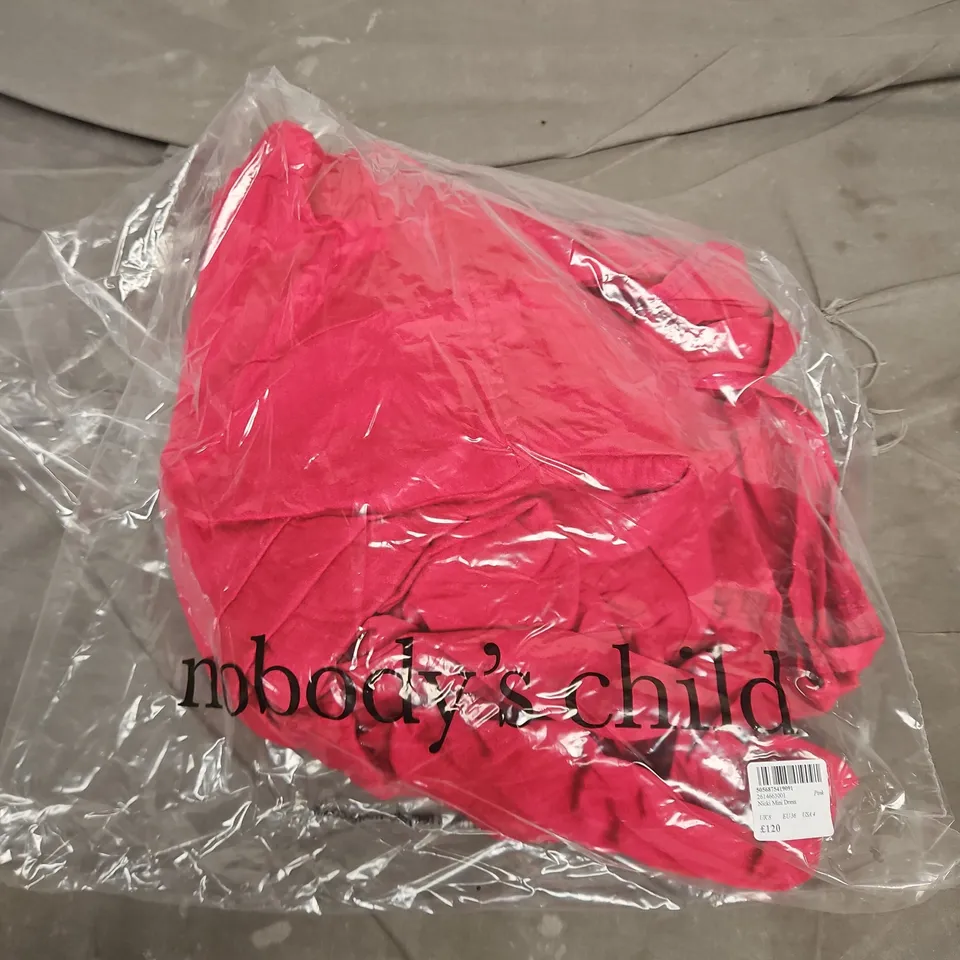 NOBODY'S CHILD NICKI MINI DRESS – PINK, UK 8 