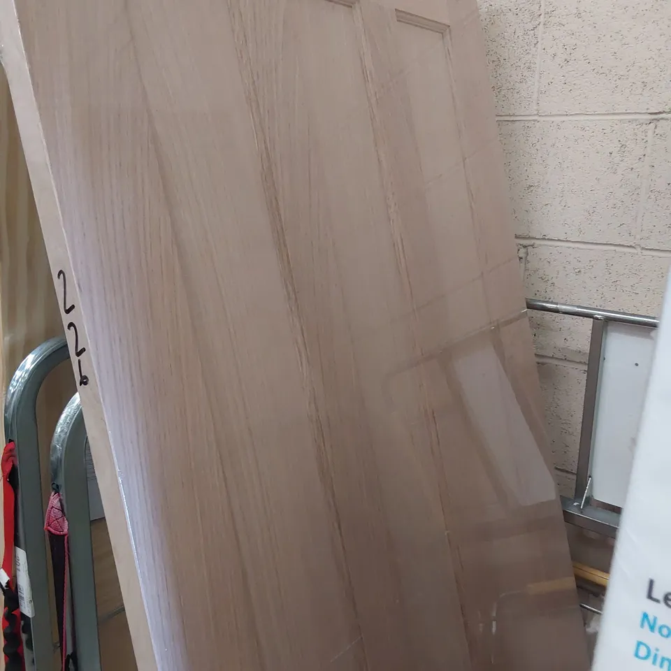 OAK VENEER VERTICAL 3 PANEL INTERNAL DOOR 1981 × 838mm