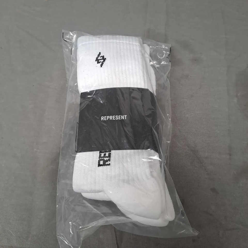 SEALED TEAM 24/7 SOCKS IN WHITE - SIZE UNSPECIFIED 