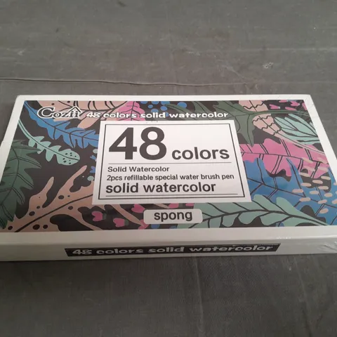 48 COLORS - SOLID WATERCOLOR