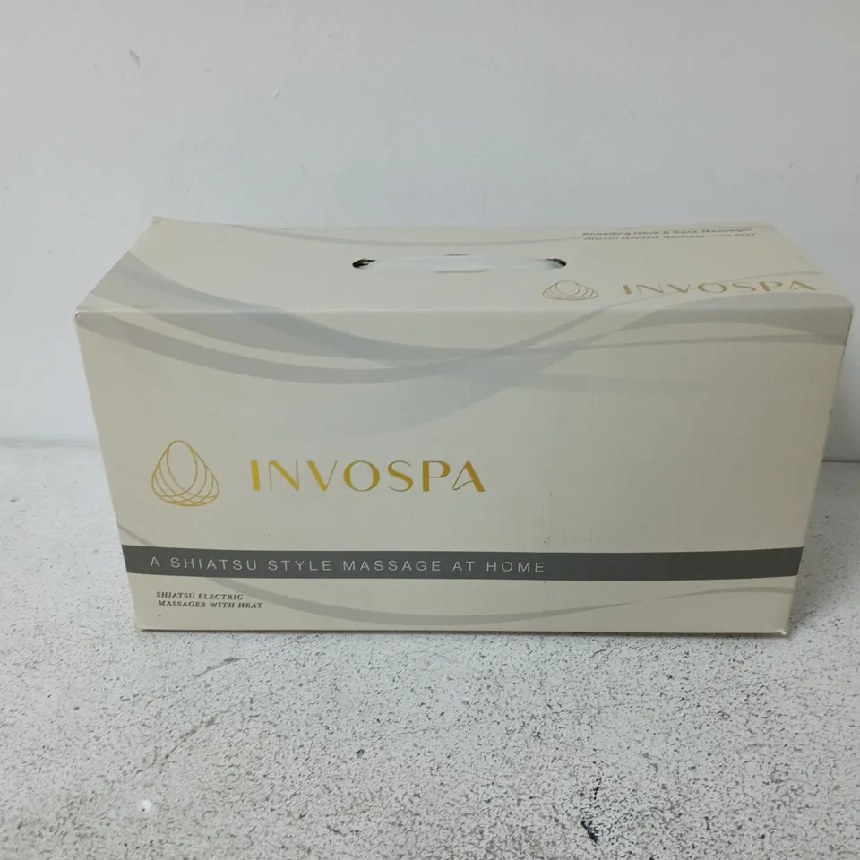 BOXED INVOSPA SHIATSU MASSAGE AT HOME – MASSAGE DEVICE