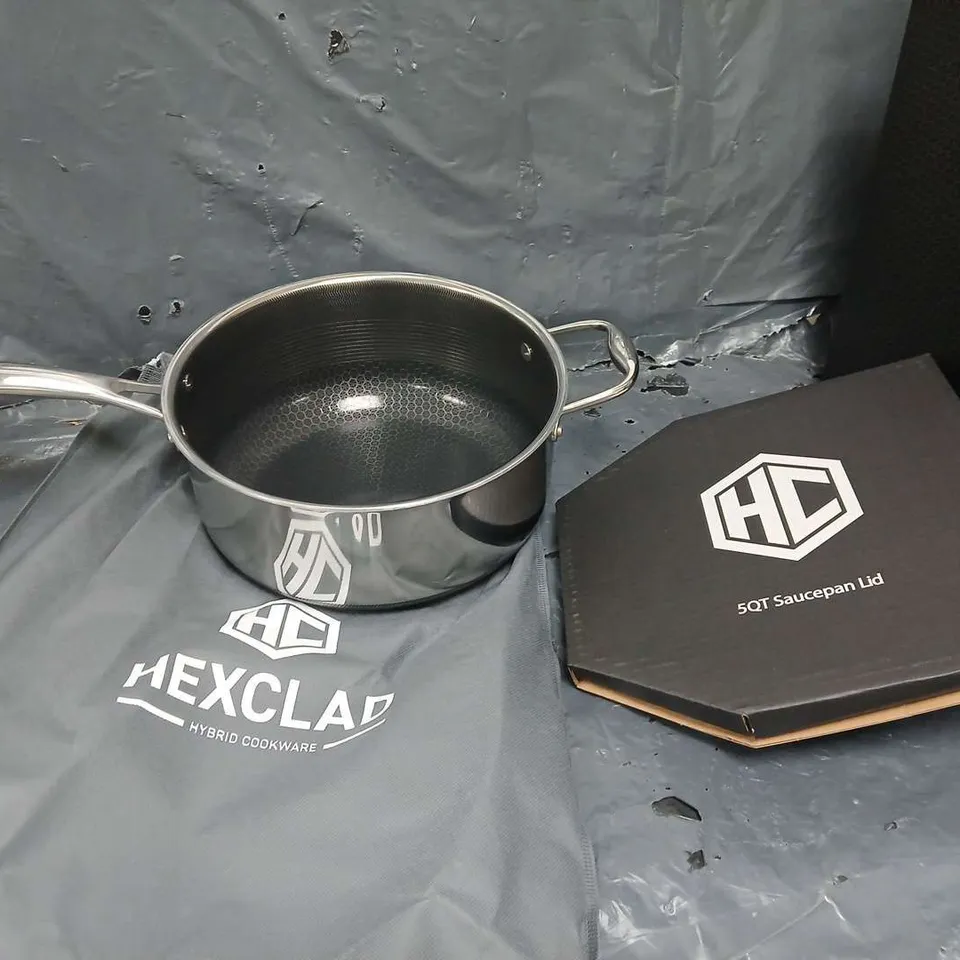 HEXCLAD BOXED SAUCEPAN WITH LID 