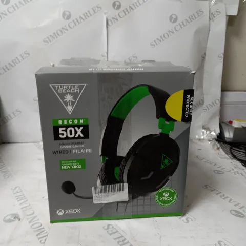 5X TURTLE BEACH RECON 50X HEADSETS - BLACK