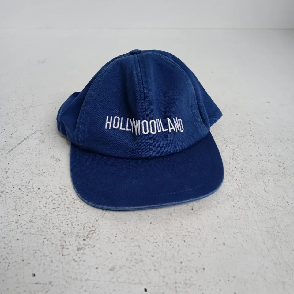 BLUE HOLLYWOODLAND BASEBALL CAP – ONE SIZE FITS ALL