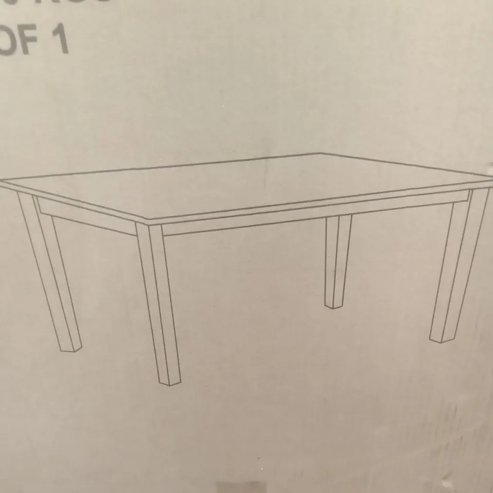 BOXED ANNECY 120CM DINING TABLE - NATURAL 