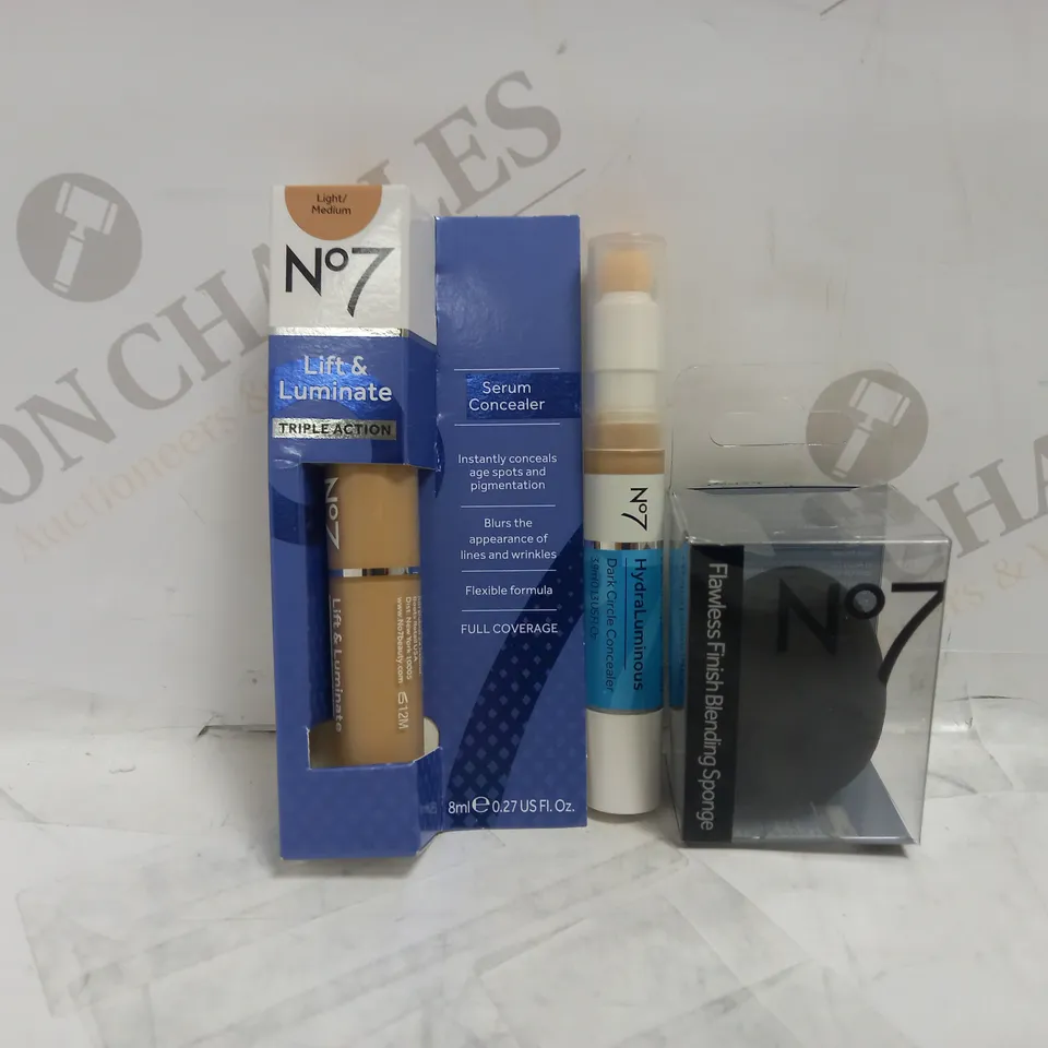 LOT OF 3 NO 7 MAKE UP ITEMS