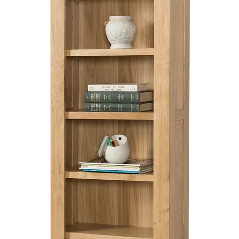 BOXED SLIM BOOKCASE -NATURAL-