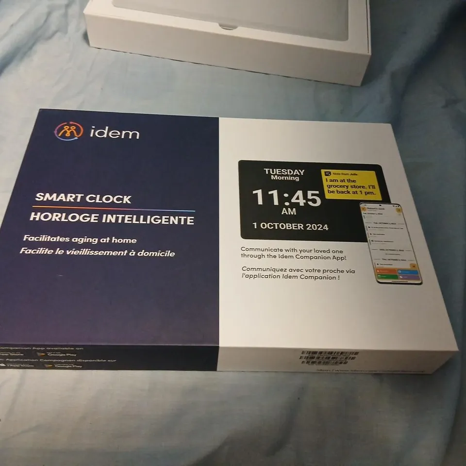 IDEM SMART CLOCK – HORLOGE INTELLIGENTE, BOXED