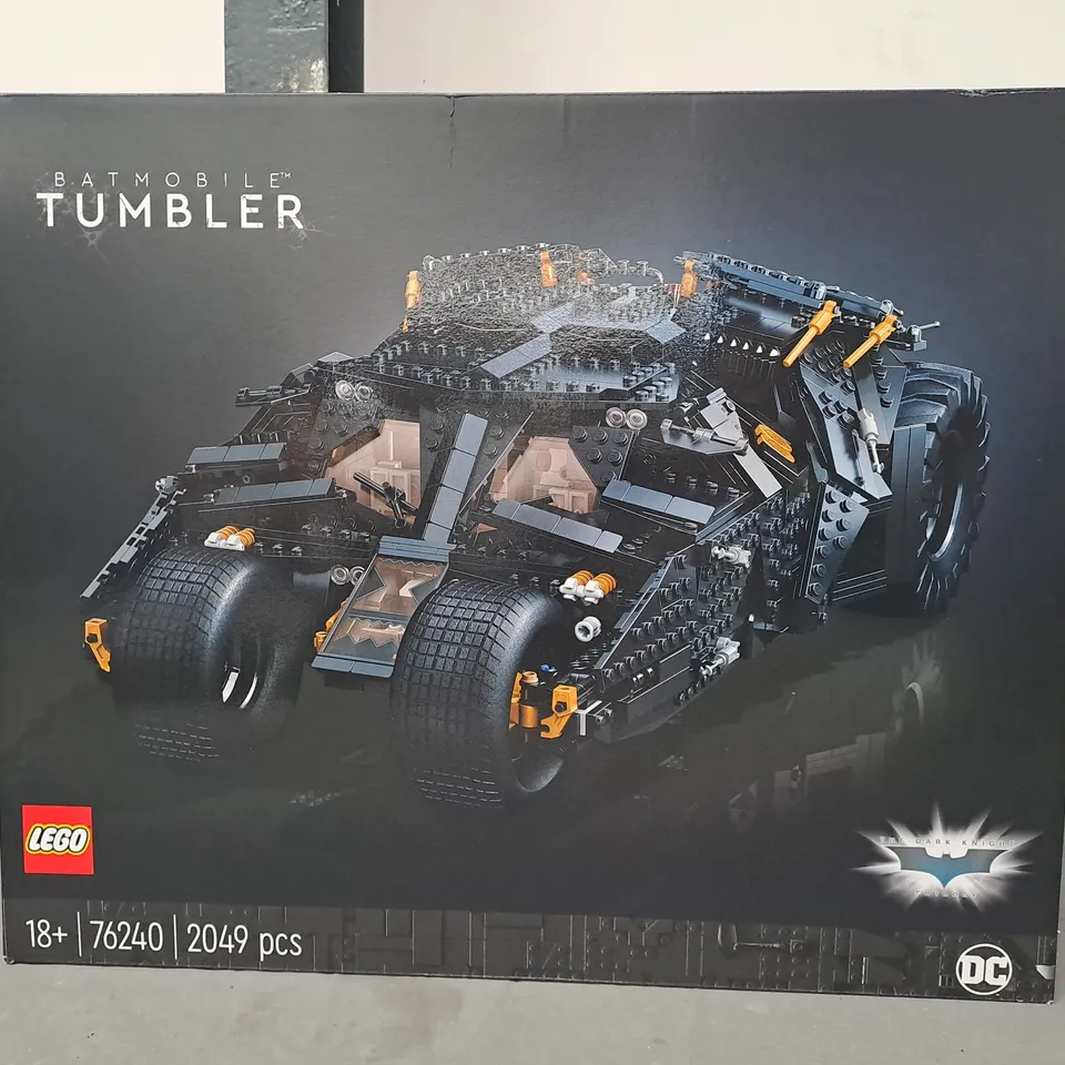 BOXED LEGO 76240 BATMAN THE DARK KNIGHT TRILOGY BATMOBILE TUMBLER RRP £229.99