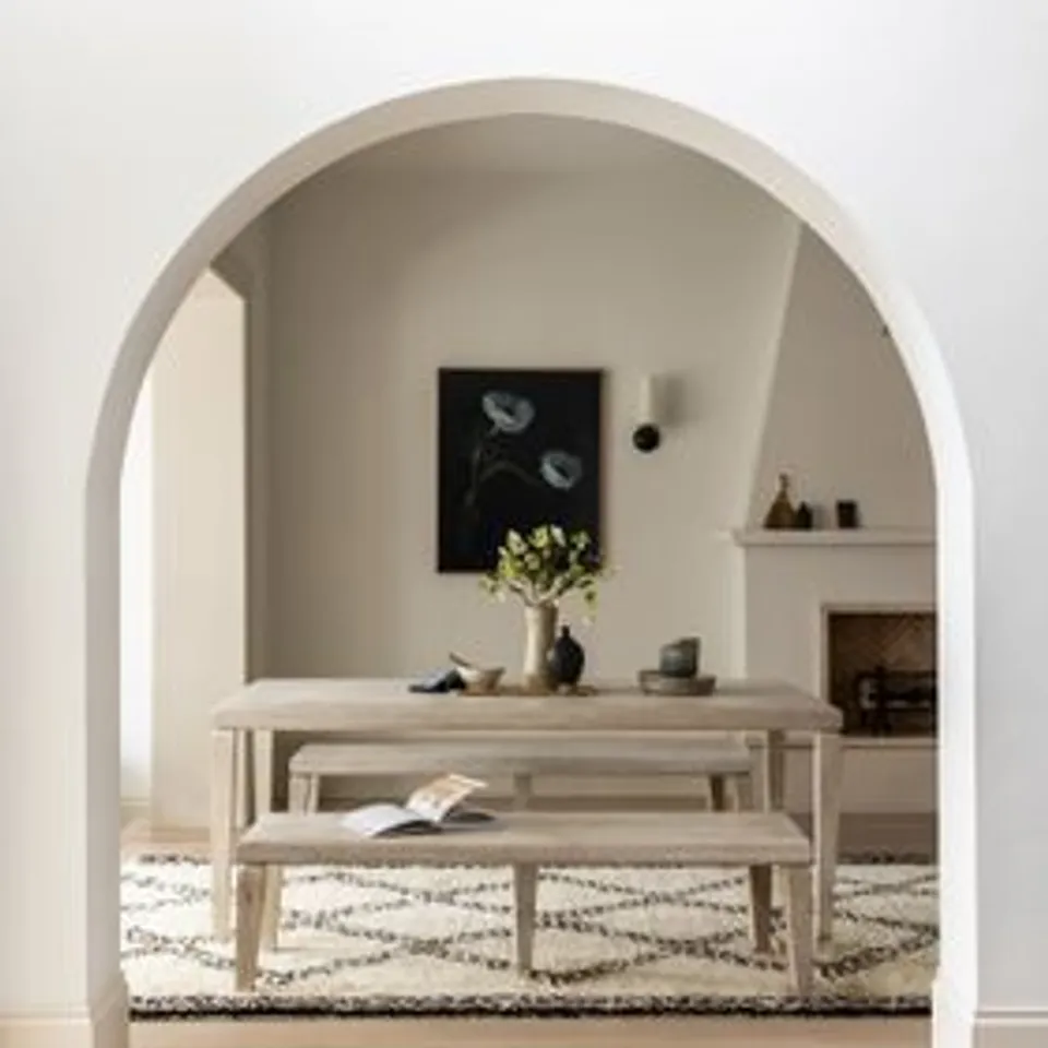 BOXED ATKIN & THYME ROWAN DINING BENCH 