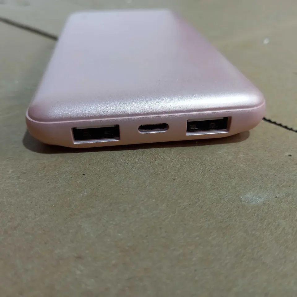 BELKIN 10K 3-PORT PORTABLE POWER BANK, ROSE GOLD