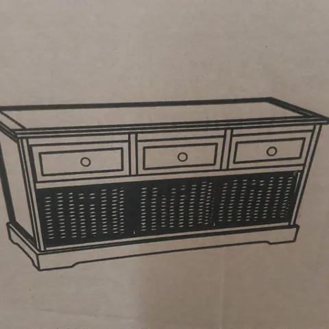 BOXED SAFAVIEH 3 DRAWER CABINET