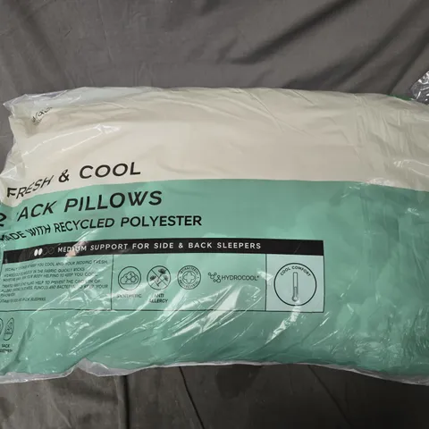 M&S HOME FRESH & COOL 2 PACK PILLOWS