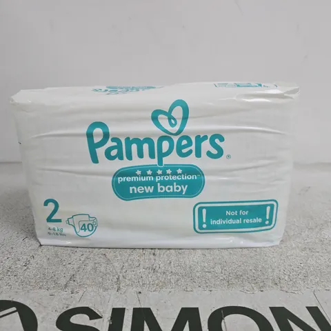 PAMPERS NEW BABY DIAPERS – SIZE 2 (4–8 KG), PACK OF 40