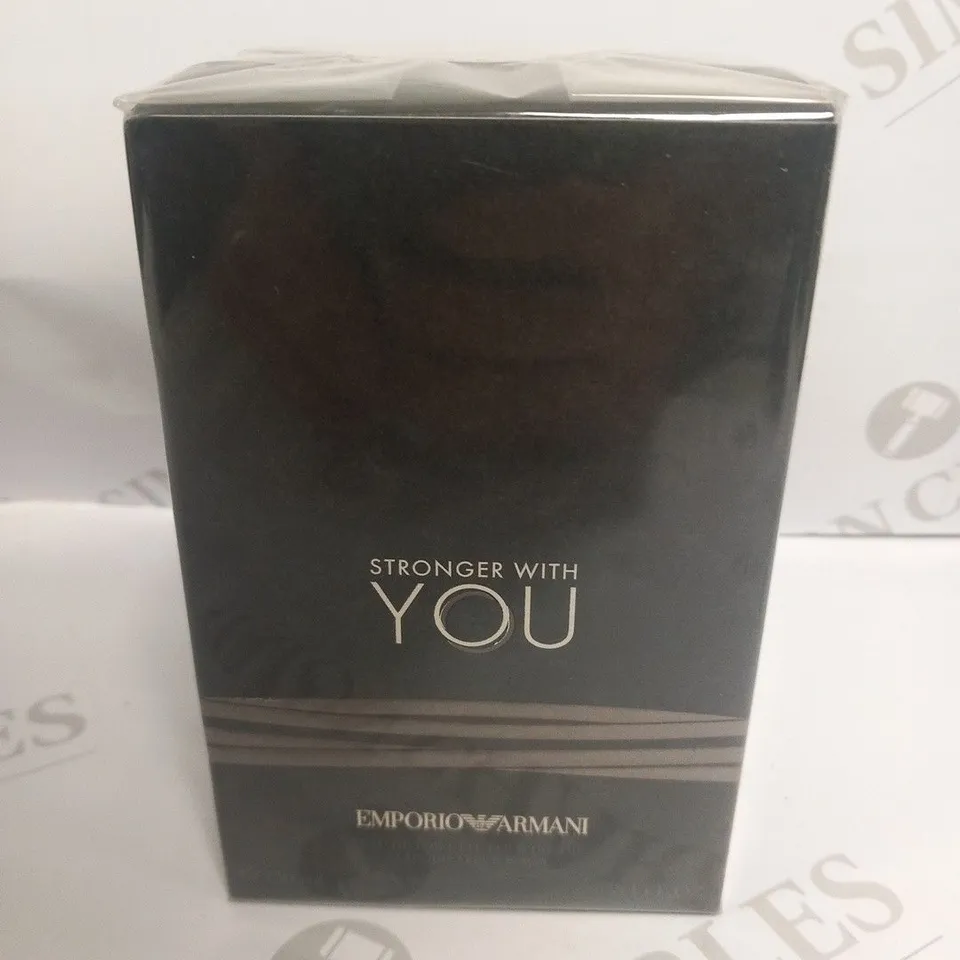 BOXED AND SEALED EMPORIO ARMANI STRONGER WITH YOU EAU DE TOILETTE 150ML 