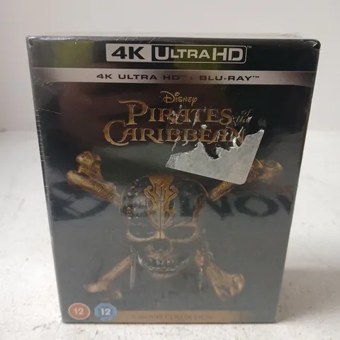 PIRATES OF THE CARIBBEAN 4K ULTRA HD BLU-RAY COLLECTION – DISNEY, 5‑FILM BOX SET