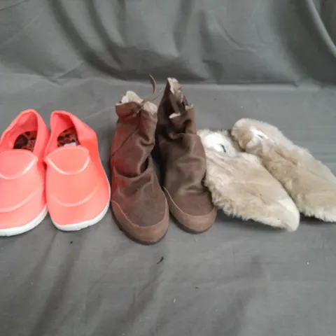 APPROXIMATELY 10 PAIRS OF ASSORTED WOMEN SHOES IN VARIOUS STYLES AND SIZES
