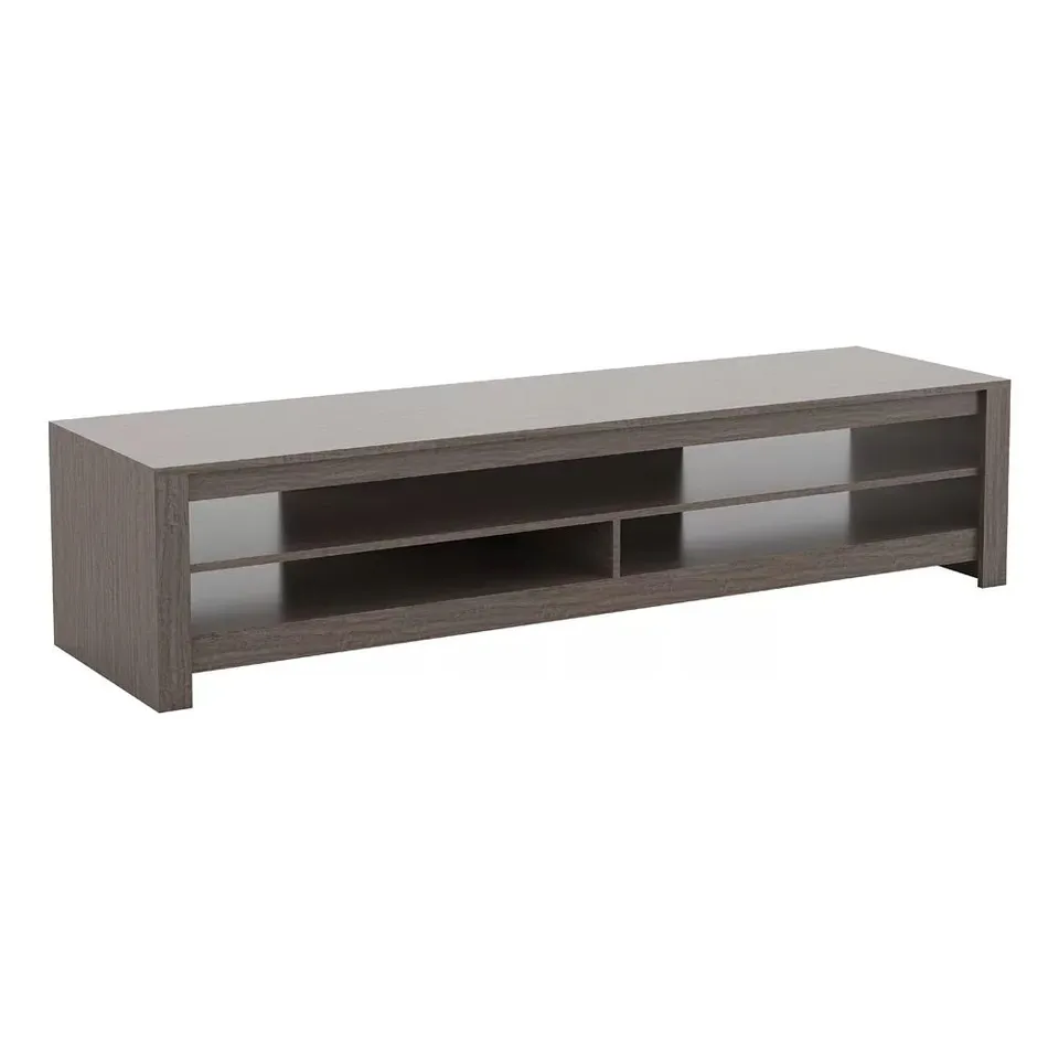 BOXED AVF CA180RGRE CALIBRE 1.8M TV STAND UP TO 85" - GREY OAK (1 BOX)