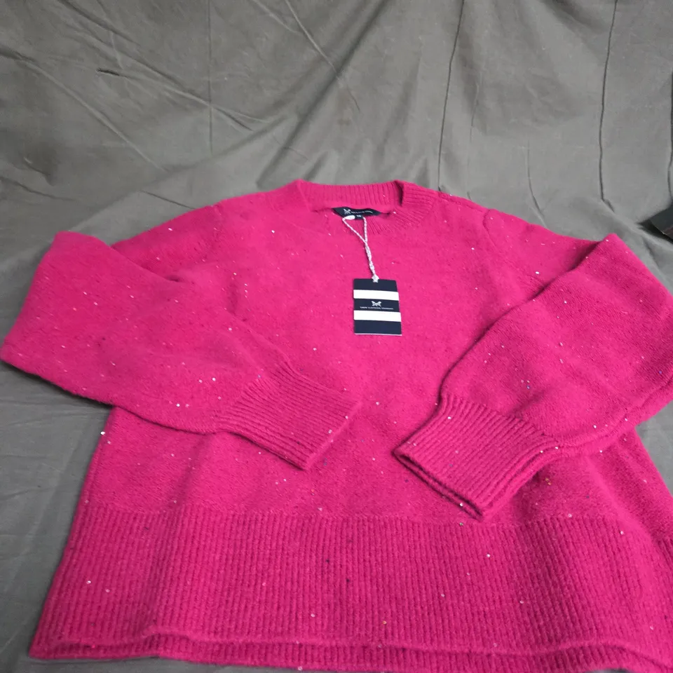 CREW CLOTHING COMPANY GLITTERBALL JUMPER SIZE 12