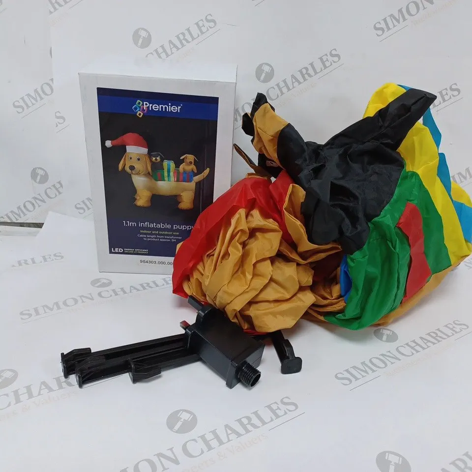 BOXED PREMIER 1.1M INFLATABLE PUPPY 
