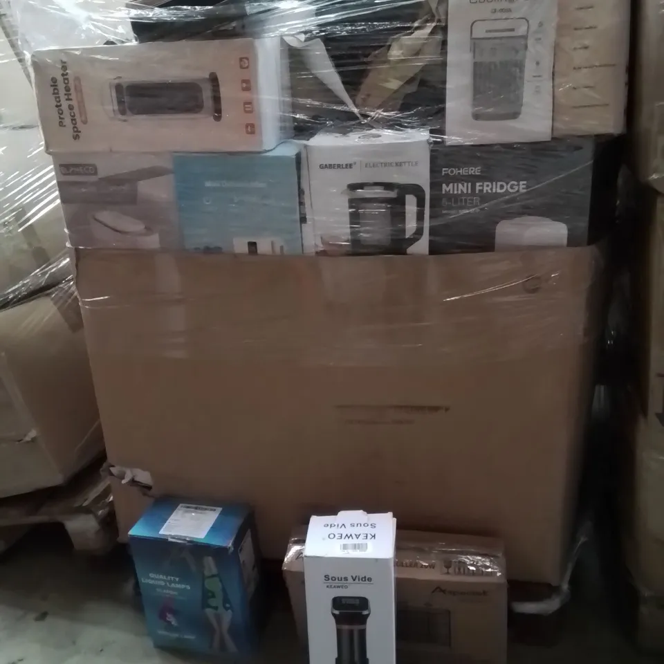 PALLET TO CONTAIN A LARGE QUANTITY OF ELECTRICAL PRODUCTS TO INCLUDE;LAVA LAMP,BUG ZAPPER,BLENDER 