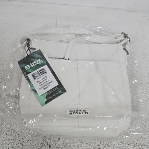 BAGGED ENRICO BENETTI KENSI BAG IN WHITE