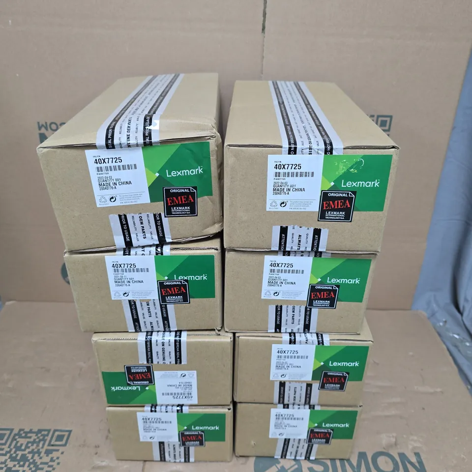 8 BOXED 40X7725 LEXMARK MULTIPURPOSE FEEDER TRAYS
