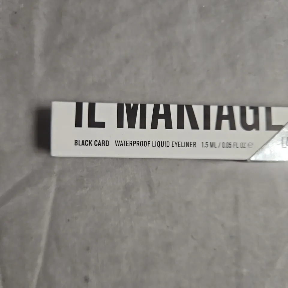 BOXED IL MAKIAGE WATERPROOF LIQUID EYELINER – BLACK CARD, 1.5 ML