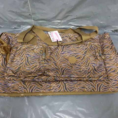 KIPLING MAXI EXTRA LARGE WEEKEND BAG UNDERSEA LEAVES