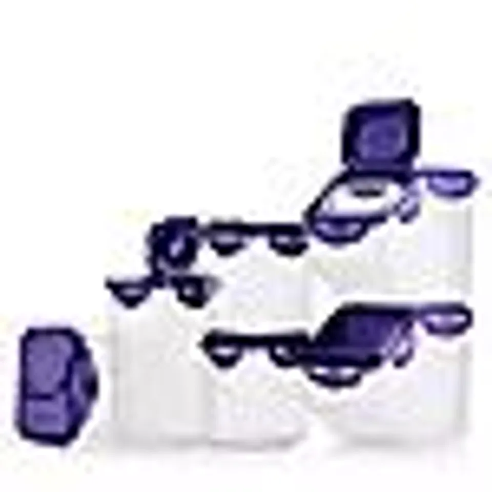 LOCKNLOCK 6PC PANTRY STORAGE SET WITH FLIP TOP LIDS