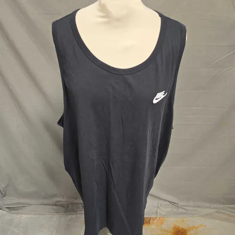 NIKE LOGO TANK IN BLACK SIZE XXL