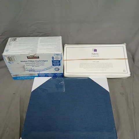 APPROXIMATELY 15 ASSORTED HOUSEHOLD PRODUCTS TO INCLUDE FABRIC CARE KIT, WATER FILTER, HOME DECOR ETC 