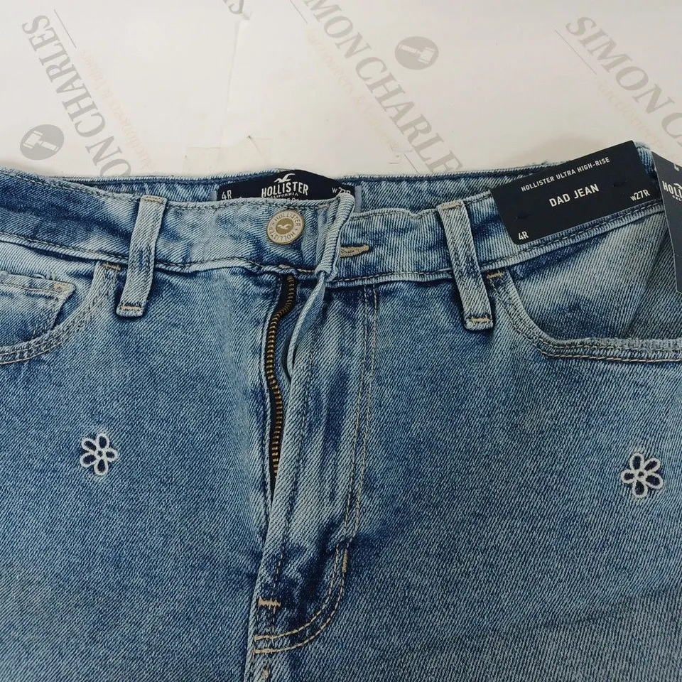 HOLLISTER ULTRA HIGH RISE DAD JEANS - 4R W274 