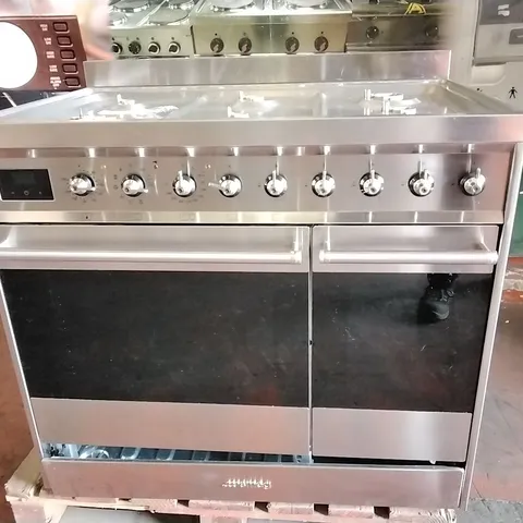 SMEG C92GPX9 90CM DUAL FUEL COOKER