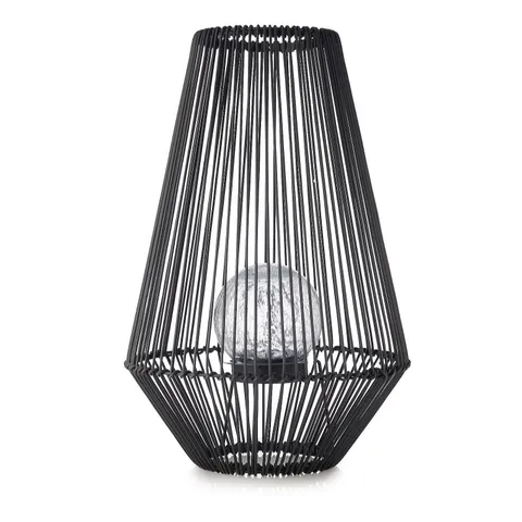 OUTLET MY GARDEN STORIES 46CM BLACK WIRE GLOBE LANTERN